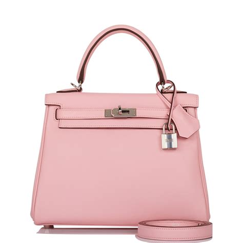 hermes rose sakura kelly